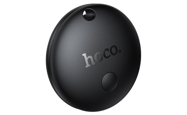 HOCO E93A Anti lost Smart Tag Support for Google Find My App Android Phone GPS Tracker Finder Locator for Key Pet Luggage Tag Device - Black